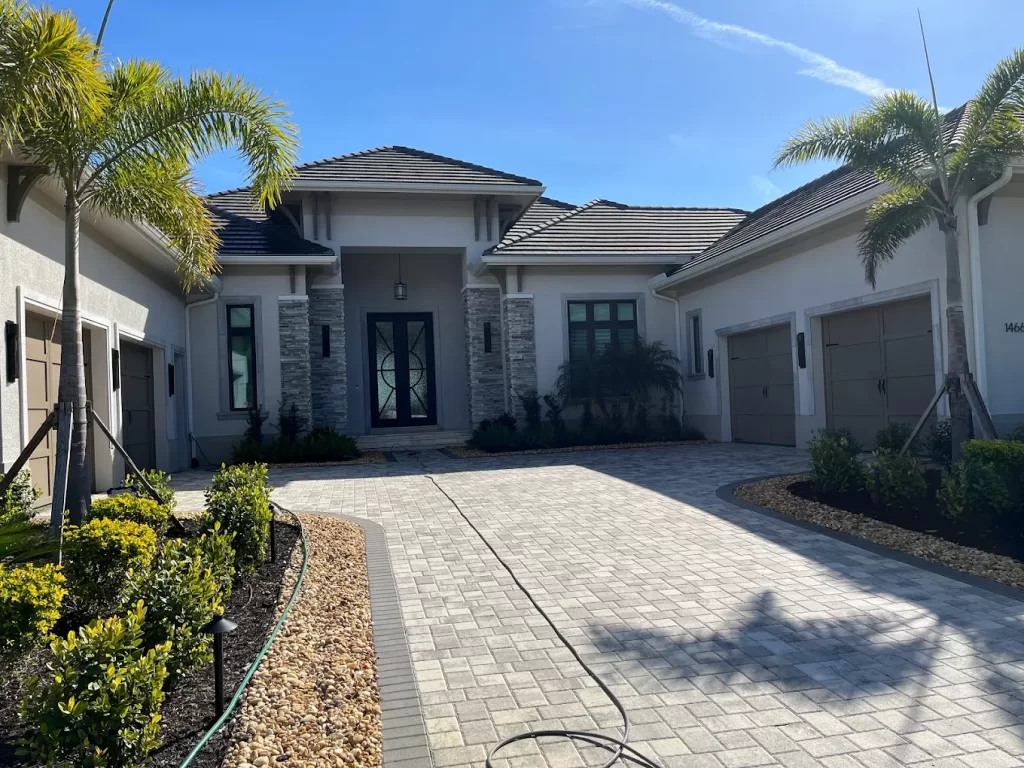 house in lakewood ranch sarasota area getting ready for exterior painting